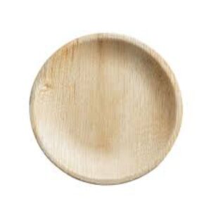 צלחת עגולה עלי דקל 15 ס"מ 10 יח'