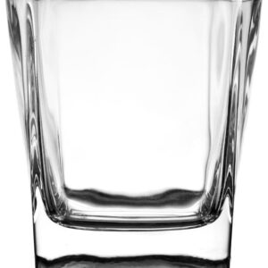 כוס זכוכית מרובעת נמוכה 170 מ"ל
