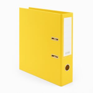 קלסר גב 8 צהוב UNI