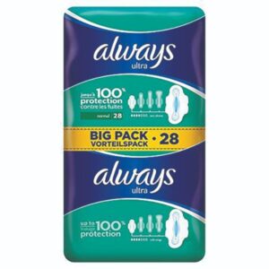 תחבושות אולוויז אולטרה נורמל+ 28 יח'