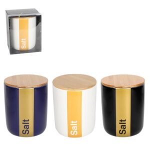 צנצנת חרס למלח מסדרת אנרגיות חיוביות