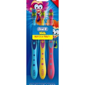 מארז שלישיית מברשות שיניים Oral-B לילדים