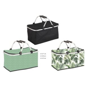 תיק צידנית עם ידית אלומיניום.
בצבעים- שחור, ירוק בהיר, ירוק מעוצב.