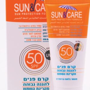 קרם הגנה לפנים 60 מ"ל SPF50 סאן&קאר