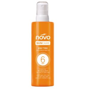 ספריי שמן קוקוס לשיזוף 200 מ"ל 6SPF נובו