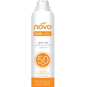 ספריי הגנה שקוף 50 SPF נובו סאן קייר