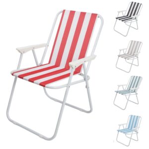 כיסא ים מתקפל פסים