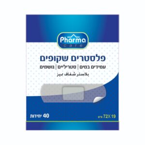 פלסטרים שקופים 40 יח' פארמה קר