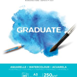 בלוק ציור GRADUATE A3 אקוורל