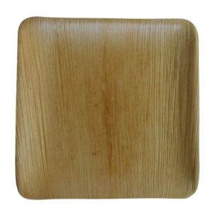 צלחת מרובעת עלי דקל 18*18 ס"מ