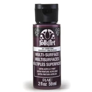צבע אקריל פולקארט 2941 MULTI SURFACE BERRY WINE