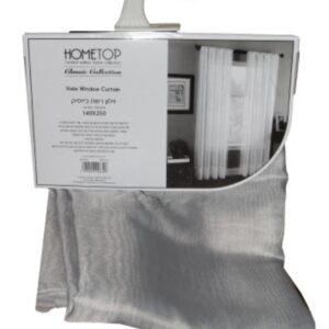 וילון בייסיק 250*140 ס"מ אפור