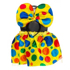 סט ליצנית צבעוני