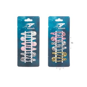 סט 6 יח' סיכות שיער