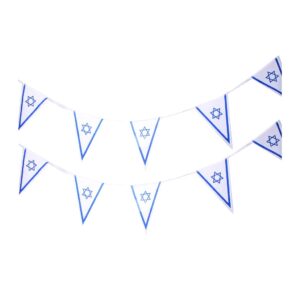 שרשרת דגלי ישראל משולשים 5 מטר