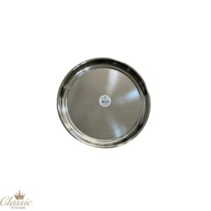 מגש נירוסטה עגול 25 ס"מ