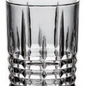 כוס זכוכית קינג ריבועים 323 מ"ל