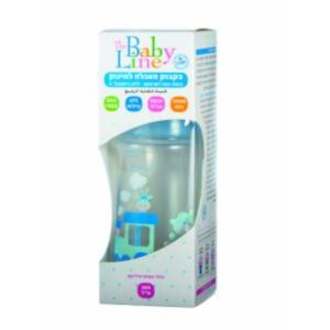 בקבוק האכלה תכלת לתינוק 260 מ"ל בייבי ליין