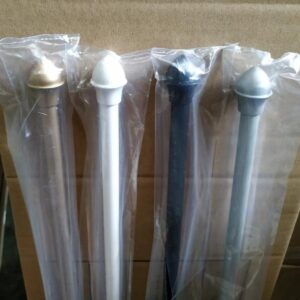 מוט וילון קפה רוד 120-210 ס"מ זהב/כסף