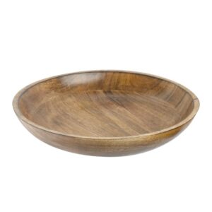 קערת עץ עגולה 35 ס"מ L