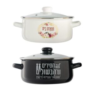 סיר אימייל מעוצב 3 ליטר