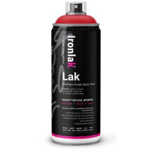 ספריי צבע איירון לק גוון אדום סתיו 023 - 400 מ"ל