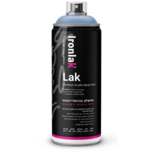 ספריי צבע איירון לק גוון כחול שיקאגו 107 - 400 מ"ל