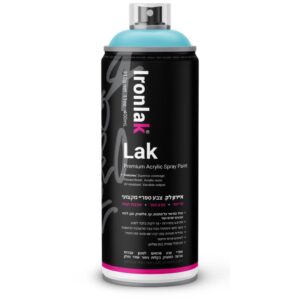 ספריי צבע איירון לק גוון כחול בהיר 105 - 400 מ"ל