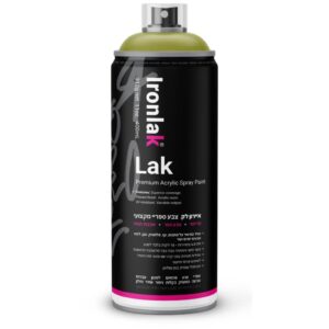 ספריי צבע איירון לק גוון ירוק פרוגי 067 - 400 מ"ל