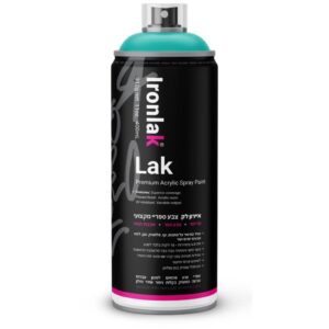 ספריי צבע איירון לק גוון טורקיז 055 - 400 מ"ל