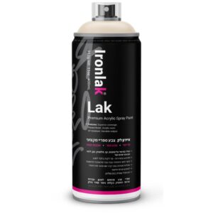 ספריי צבע איירון לק גוון קרם פרייזר 006 - 400 מ"ל