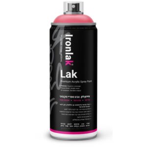 ספריי צבע איירון לק גוון גויאבה 025 - 400 מ"ל