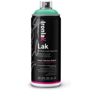 ספריי צבע איירון לק גוון ירוק לוג'יק 058 - 400 מ"ל