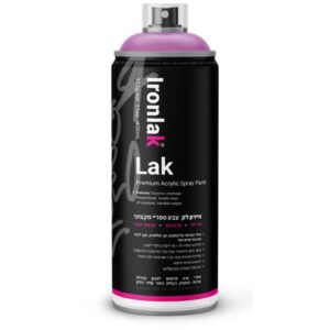 ספריי צבע איירון לק גוון סגול פאנק 134 - 400 מ"ל