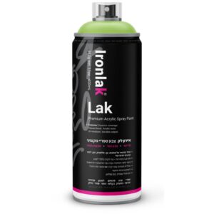 ספריי צבע איירון לק גוון ירוק בהיר 063 - 400 מ"ל