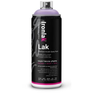 ספריי צבע איירון לק גוון סגול וויולט 043 - 400 מ"ל