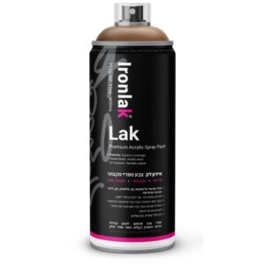 ספריי צבע איירון לק גוון ברונזה 143 - 400 מ"ל