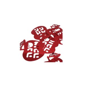 חבילת קונפטי תפוח שנה טובה אדום