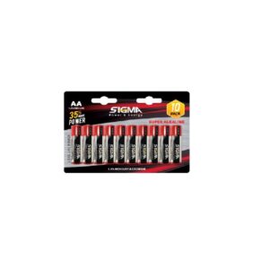 סט 10 סוללות AA סיגמה