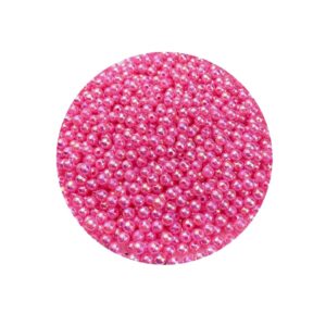 חרוזי פנינה עגולים צבע ורוד לילך