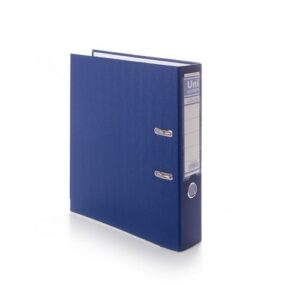 קלסר גב 8 כחול כהה UNI