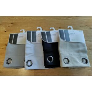 וילון האפלה וינה 140*160 ס"מ אפור/לבן