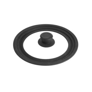 מכסה סיליקון עגול לסירים ומחבתות בקוטר 18-22 ס"מ