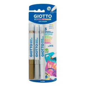 טושים דקור מטאלי 3 יחידות גיאוטו GIOTTO