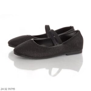 נעלי נסיכות שחורות מידות 24-32