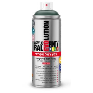 ספריי צבע ראל אקרילי, בגוון ירוק 6005 - 400 מ"ל