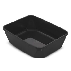 מיכל פלסטיק שחור 1 ליטר