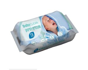 מגבונים לחים לתינוק 72 יח' דלוקס