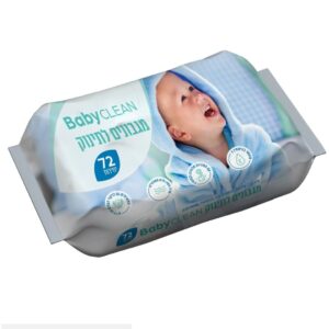מגבונים לחים לתינוק 72 יח' דלוקס