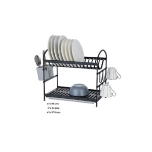 מייבש כלים דו קומותי אלומיניום